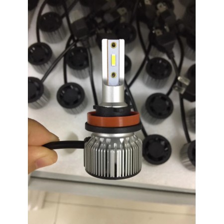 Q6 LED mini small fan easy install LED headlight kit